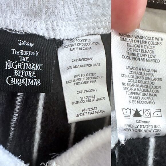 Disney The Nightmare Before Christmas Jack Skellington hooded Union suit  Costum - Picture 12 of 15